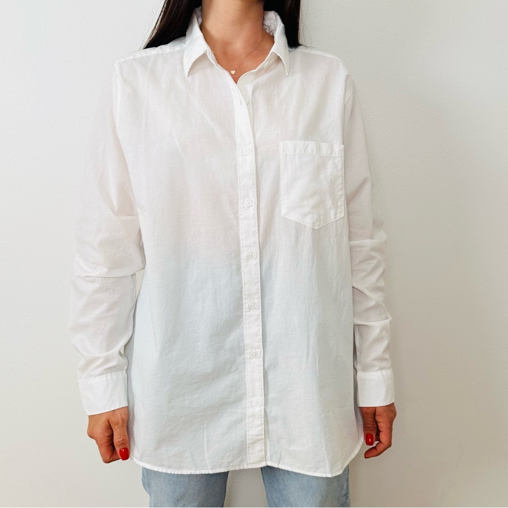New Outerknown button down shirt oversized boho - Picture 4 of 13